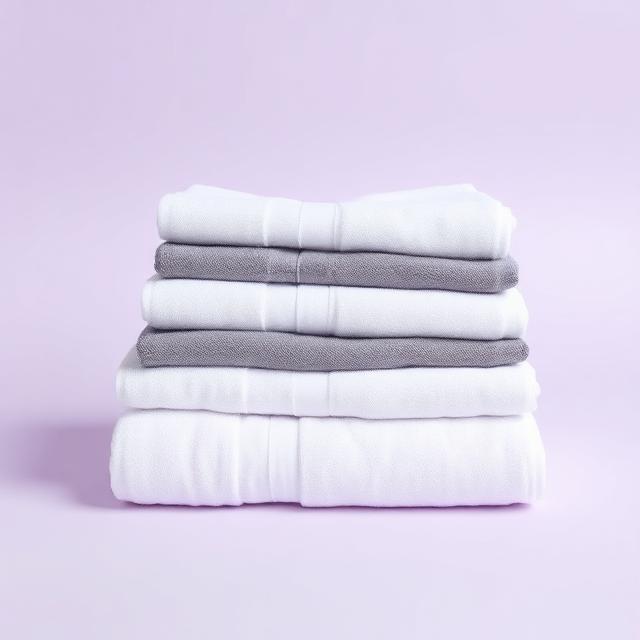 Linge lavé et plié